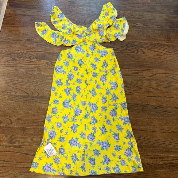 Floral Yellow Dress - Picture 10 of 12